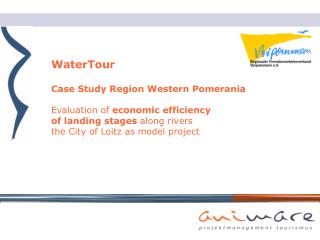 WaterTour Case Study Region Western Pomerania