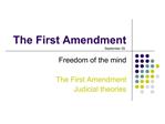 The First Amendment