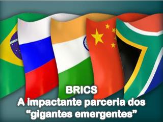 BRICS A impactante parceria dos “gigantes emergentes”