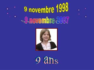 9 novembre 1998