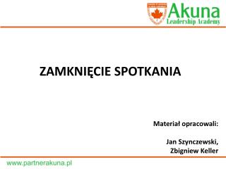 ZAMKNIĘCIE SPOTKANIA