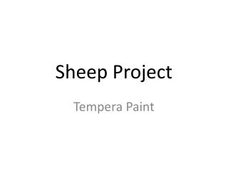 Sheep Project