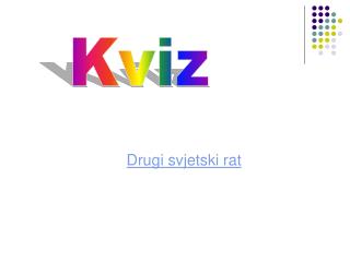 Drugi svjetski rat