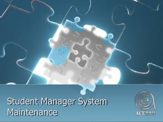 Student Manager System Maintenance