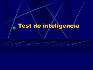 Test de inteligencia