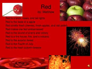 Red by: Matthew
