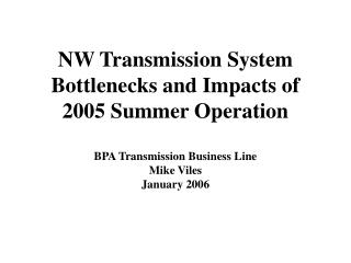 Transmission Loading Characteristics