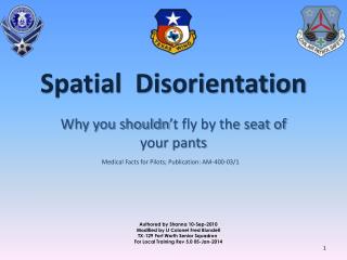 Spatial Disorientation