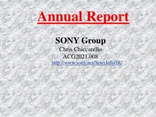 SONY Group Chris Chiccarello ACG2021.008