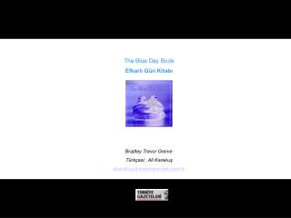 The Blue Day Book Efkarlı Gün Kitabı Bradley Trevor Greive Türkçesi; Ali Karakuş