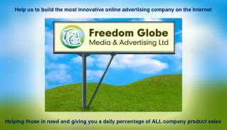 Helping those in need and giving you a daily percentage of ALL company product sales
