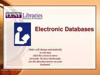 Electronic Databases