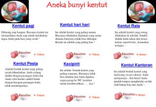 Aneka bunyi kentut