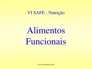 VI SAFE - Nutrição Alimentos Funcionais