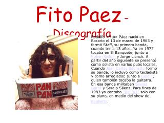 Fito Paez - Discografía