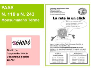 PAAS N. 118 e N. 243 Monsummano Terme