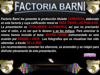 FACTORIA BARNI