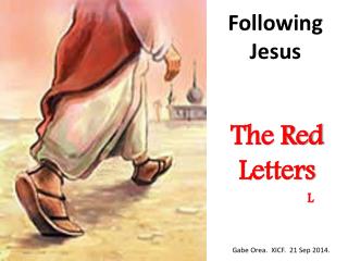 Following Jesus