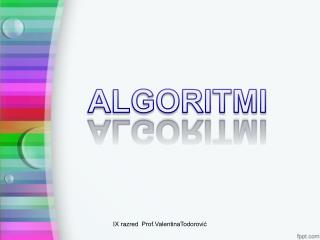 ALGORITMI