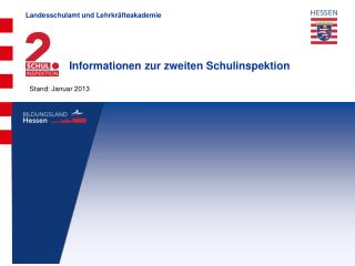 Informationen zur zweiten Schulinspektion