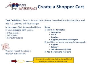 Create a Shopper Cart
