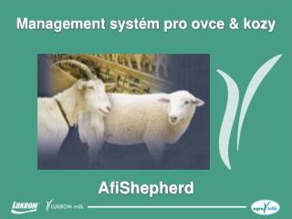 Management systém pro ovce &amp; kozy
