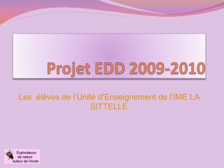 Projet EDD 2009-2010