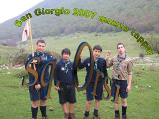 San Giorgio 2007 quarta tappa:
