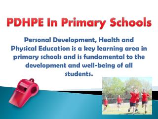 PDHPE In Primary Schools