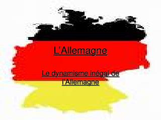 L’Allemagne