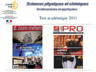 Test académique 2011