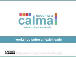 workshop sobre a flexibilidade