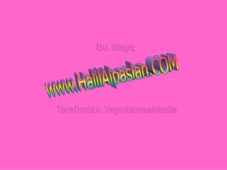 HalilAlpaslan.COM