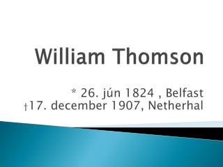 William Thomson