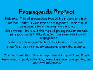 Propaganda Project