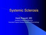 Systemic Sclerosis