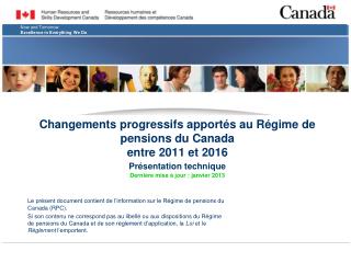 Le présent document contient de l’information sur le Régime de pensions du Canada (RPC).