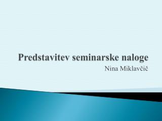 Nina Miklavčič