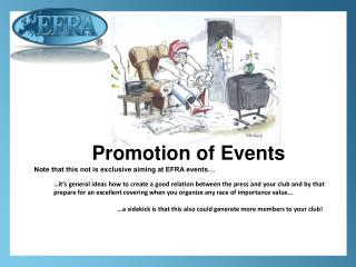 Promotion of Events