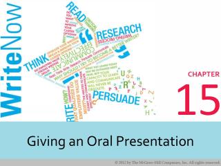 Giving an Oral Presentation