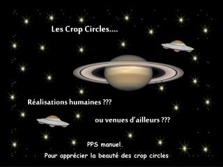 Les Crop Circles ….