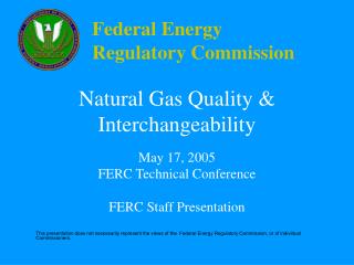 Natural Gas Quality &amp; Interchangeability