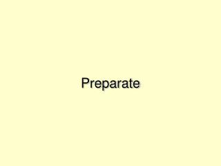 Preparate