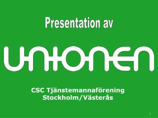CSC Tjänstemannaförening Stockholm/Västerås