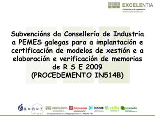 Procedemento administrativo IN514B Orde do 28 de abril de 2008 (DOG 8 de maio de 2008)