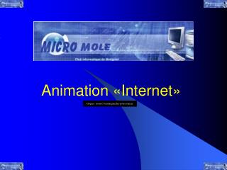 Animation «Internet»