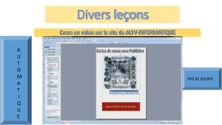 Divers leçons