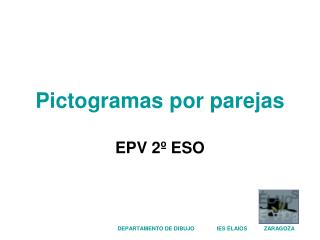 Pictogramas por parejas