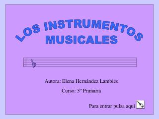 LOS INSTRUMENTOS MUSICALES