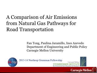A Comparison of Air Emissions from Natural G as P athways for Road Transportation